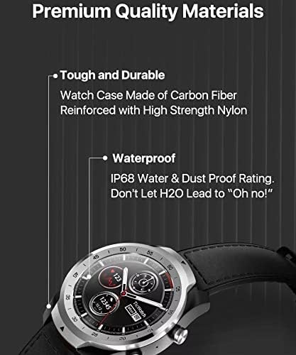 TicWatch Pro 512mb Паметен Часовник Машки Часовник Носат ОПЕРАТИВЕН СИСТЕМ за iOS Android Nfc Плаќање Вграден GPS Водоотпорен Bluetooth