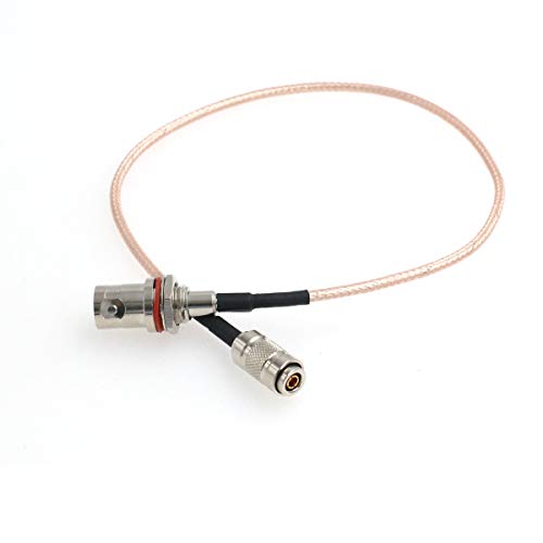 Eonvic HD SDI коаксијален видео кабел 75Ohm RG179 BNC Femaleенски до DIN 1.0/2.3 RF кабел за шатл за хипердек на BlackMagic Hyperdeck