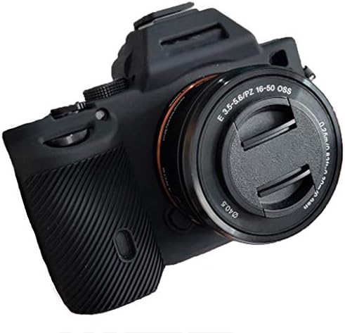 Baosity Силиконски Случај ЗА A7r A7 A7s Држач За Камера Домување Школка Црна Удобно