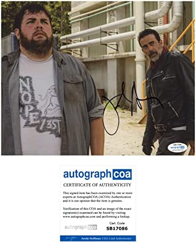 Oshошуа Хувер потпиша автограмирана 8x10 фотографија The Walking Dead Joey Acoa COA