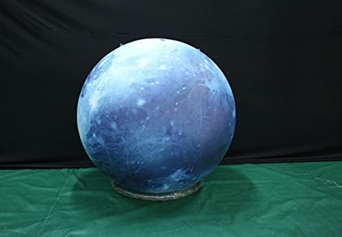 60 '' Голем надувување на плутон, LED планет балон за образовна институција/Планетариум/продавница/клупска декорација