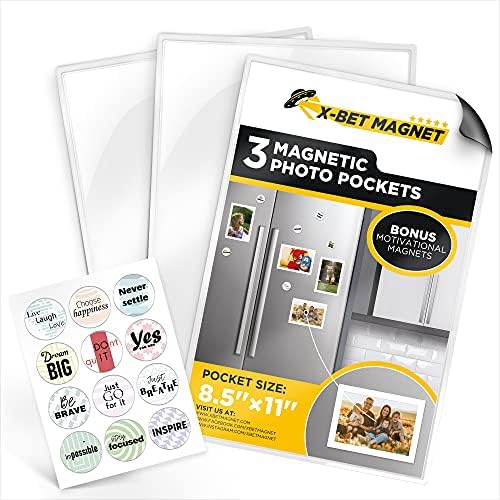 Рамки за магнетни слики - Магнети со слики за фрижидер - Сет на рамка за магнетни слики - Рамки за фото магнет за фрижидер - магнетни џебови