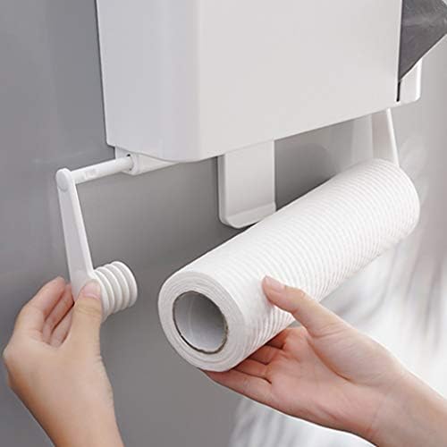Gppzm мултифункционален држач за тоалетна хартија бања пластични ткива кутија за складирање на кутија wallид монтирана кујна ролна