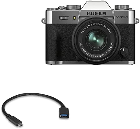Кабел за боксер Компатибилен со Fujifilm X-T30 II-USB адаптер за проширување, додадете USB поврзан хардвер на вашиот телефон