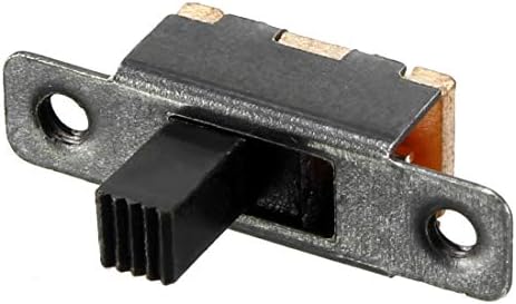 uxcell 47pcs 4mm вертикален прекинувач за слајдови SPDT 3 терминали PCB панел