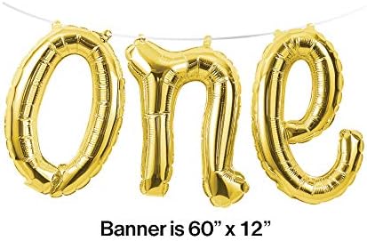 Креативно Конвертирање Балон Банер, 13 х 5, Злато