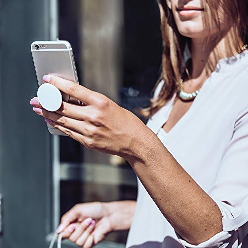 Почетна монограм жолта и црна капитална буква PopSockets PopGrip: Заменлива зафат за телефони и таблети