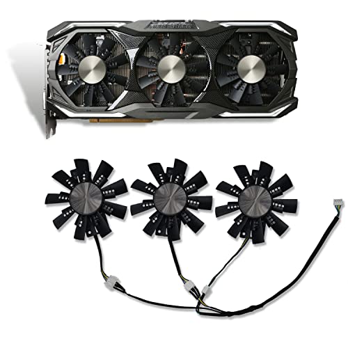 Cavabien 86mm GA9S2U 12V 0.46 4pin Графичка Картичка Кулер Вентилатор Замени ЗА ZOTAC GeForce GTX 1080 GTX 1070TI GTX1080 GTX1070Ti Графичка