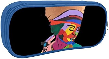 Daihanle Erykah Badu тинејџери Пенка кутија преносна молив за шминка торбичка студент со голем капацитет платно платно куќиште сина