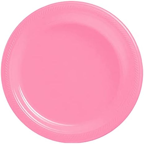 2Sets142pcs Вечера за вечера за пластична забава свадба единечна дипломирање на кружни прибор за јадење во боја розов роденденски материјали