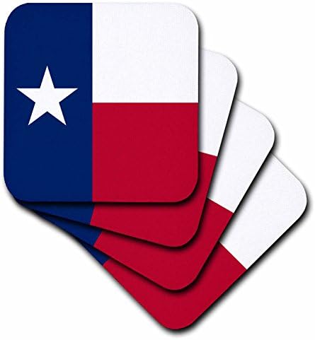 3dRose cst_158447_3 Знаме На Тексас Tx-Американска Американска Обединета Држава Америка Сад-Сина Црвена Бела-Керамички Плочки Подлоги, Во собата