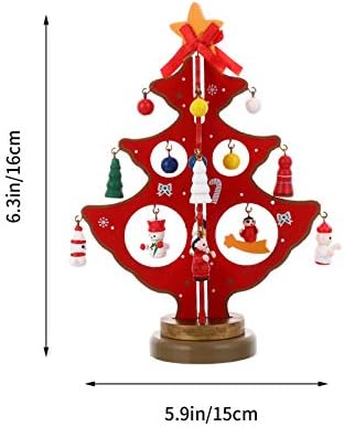 3 парчиња bellвона табела starвезда канцеларија со *cm украс дрвена дрво Божиќна таблета за таблети Декори занаетчиски занаети
