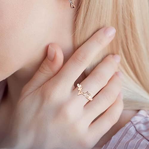Свадбени прстени за жени малцинство едноставен брански ангажман прстен жени модна личност принцеза loveубов ветување ringsвони двојки