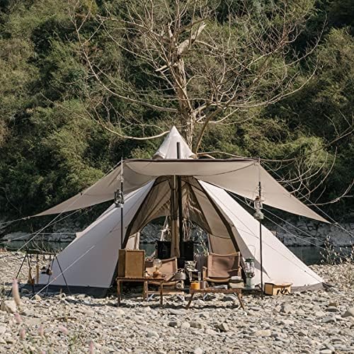 Шатор за пирамида на „Naturehike Ranch“ - Шестоаголен пирамида шатор Иглу шатор на отворено куќа за да се изгради за да се живее - задебелен