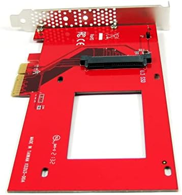 Ableconn PEXU3-132 2.5-инчен U.3 SSD PCIE 4.0 X4 SFF-TA-1001 Адаптер за носач