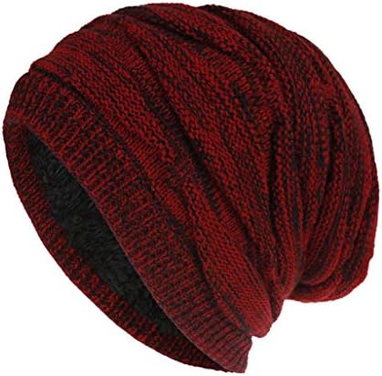 Womenенски плетен грав, зимска топла плетена капаче, капаче од гравче, истегнете дебело пријатно капаче за ладно време