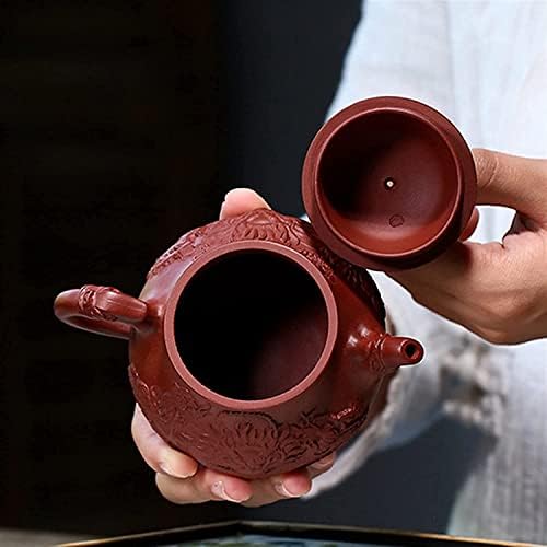 Office чајник чајник 190 ml антички чај саксија виолетова глинена чајничка домаќинство Зиша филтер котел Рачно изработен чај сет чајници
