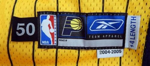 2004-05 Индиана Пејсерс празна игра издадена жолто Jerseyерси 50 269 - користена игра во НБА