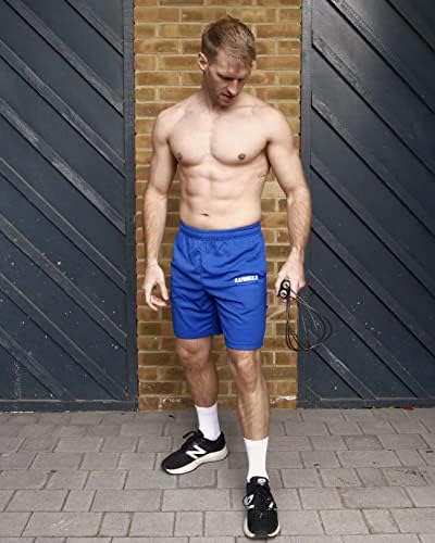 Машкиот 7 “на Luwell Pro Shorts со џебови Брзо суво дишење активни салата за вежбање, тренинг, џогирање