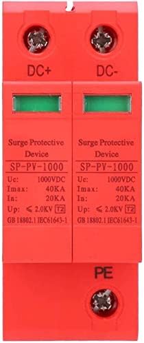 Уред за напор на напон Ezzon, уреди за заштита на Surge DC Photovoltaic молња заштитник со низок напон Arserstr DC1000V 2P40KA