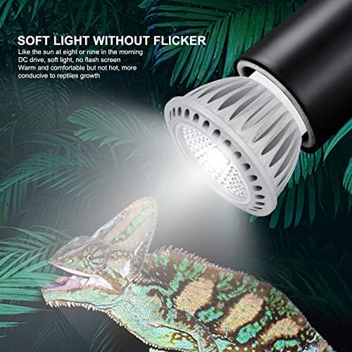 Gloglow Turtle Bastking Burk, UVA UVB рептилна сијалица спектар Сончева ламба сончање топлинска ламба за амфибиски на влекачи
