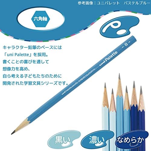 三菱 筆 筆 Mitsubishi Pencil K56414B Splatoon 3 STS3 4B молив, 1 десетина хартиена кутија