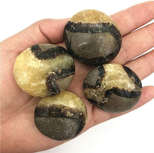 Heeqing AE216 1PC Природна септарска септарска дланка камења за масажа на минерални примероци за лекување камења и кристали кристал