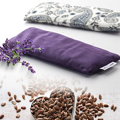 Hihealer Eye Pillow Pillow јога додатоци за медитација лаванда ароматерапија пондерирана маска за очи за спиење, јога, медитација, релаксација