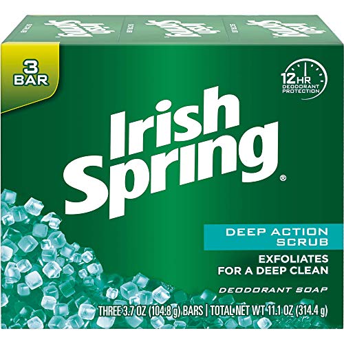 Ирска Пролет Длабоко Дејство Чистење Дезодоранс Сапун, 3,7 Унци, По 3 Барови