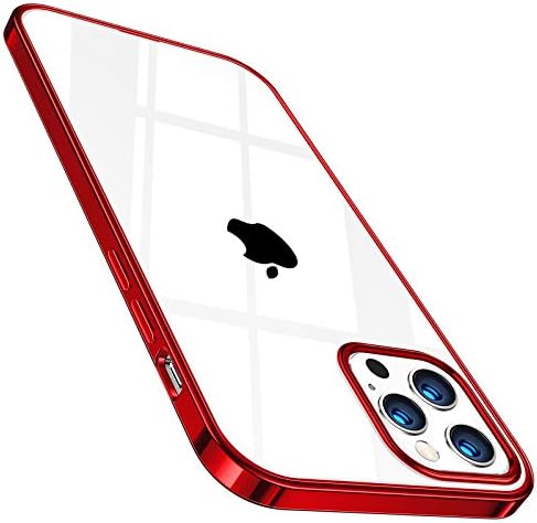 Торас Кристално Јасен Iphone 12 Pro Max Случај, Ултра-Тенок [Надграден Анти-Жолт] [Заштита Од Воено Одделение] Мек Силиконски Tpu Отпорен На