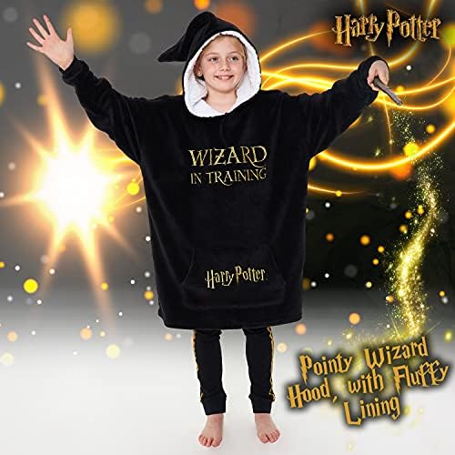 Хари Потер преголема ќебе за качулка за деца, подароци за момчиња за девојчиња