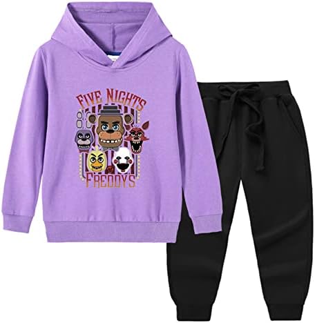Narkoox Pister Unisex Kids 2 Piece Tracksuit Outfits, Graphic Pullover Sweatshirt-had hoodie за момчиња, девојчиња