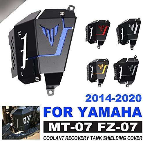 Резервоар за обнова на течноста за ладење на мотоцикли за заштитен обвивка за обвивка за Yamaha MT07 MT-07 FZ-07 FZ 07 2014 2015 -2020