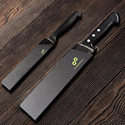 Everpride 6 инчи и 8 инчи готвач за ножеви, сет Универзални обвивки за покривање на сечилото за готвачи и кујнски ножеви-издржливи,