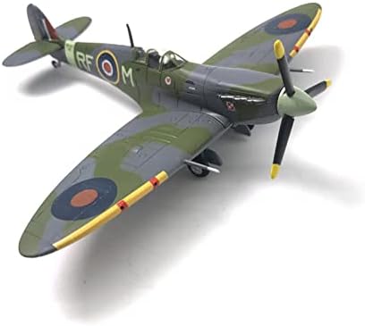 Rescess Copy Copy Airplane Model 1/72 за Spitfire Scale Die-Cast Metal Завршен воен модел на воени авиони