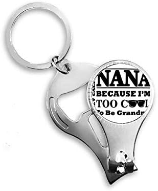 Цртани баби букви се присутни на најдобри желби Nail Nipper Ring Key Clain Clain Clipter Clipper