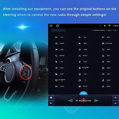 Андроид 11 Автомобил Радио Стерео 9.7 Bluetooth Екран На Допир за Ford Fiesta 2009-2015 Со Carplay Видео Плеер Приемник GPS Навигација