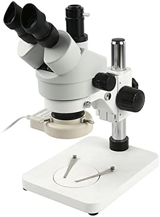 Lhllhl Индустриски Тринокуларен Стерео Микроскоп Зголемување Континуирано ЗУМИРАЊЕ 7X-45X ЗА Лабораториски Телефон Пхб Поправка Лемење