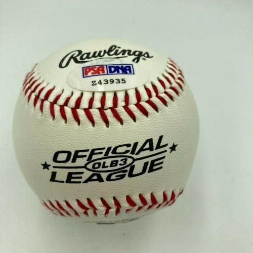 Џорџ Кел Потпиша Автограм Официјален Бејзбол Лига СО Пса Днк Коа-Автограм Бејзбол