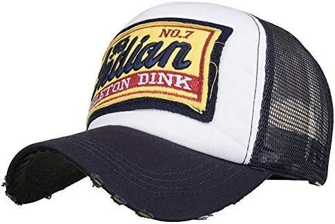Женска вознемирена бејзбол капа за мажи мрежа назад спортска капа разноврсна измиена тато капа унисекс прилагодливо капаче