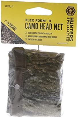 Ловџии специјалитети лесен realtree geed camo headnet со прилагодлив мост на носот - додаток за лов на мисирка на отворено мисирка
