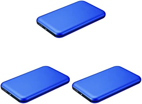 SOLUSTRE M Drive 3pcs Надворешни USB Информации Мобилни Хард Безбедно Дома Инчен Диск Сино Складирање HDD за Тб Случај Диск Боја Комплет