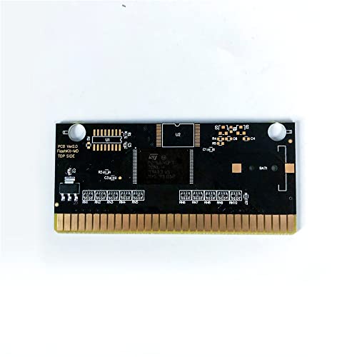 АДИТИ ДОМ ДОМА 2 Изгубени во Newујорк - САД етикета Флешкит Д -р Електролесна златна PCB картичка за Sega Genesis Megadrive Video Game Console