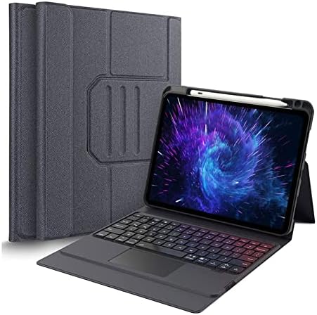 Haodee за iPad Pro 12.9 инчи 2021,2020,2018 Magic TouchPad County County For Casue Bluetooth тастатура Case A2378/A2416/A2379/A2462