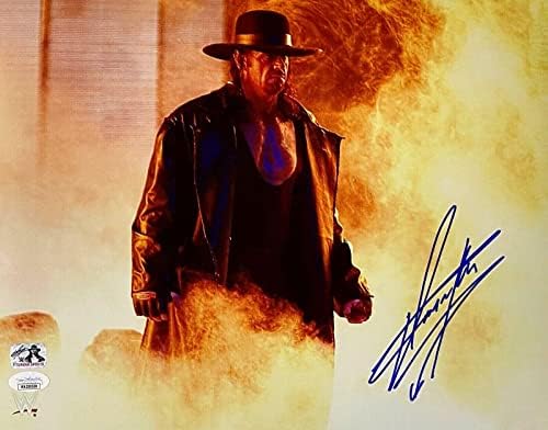 WWE Ексклузивен Андертејкер потпиша автограмиран 11x14 Фото JSA автентикација 9 - Фотографии за автограми во борење