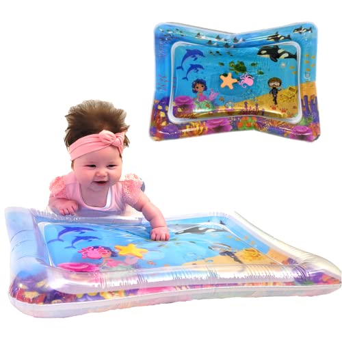 Бебе/дете за подот игра душек, душек за сензорна игра со вода, време на стомакот, центар за играње активности