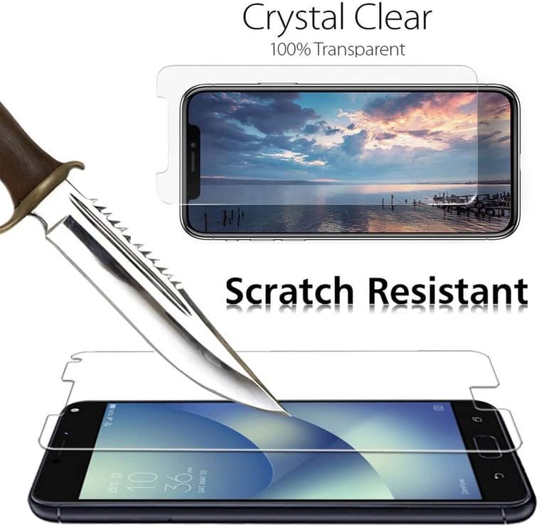 HGJTF Телефонски случај за Huawei Nova Y70 со 2 x Temented Glass Protective Film, [Ultra -Thin Clear Soft TPU браник на браник]