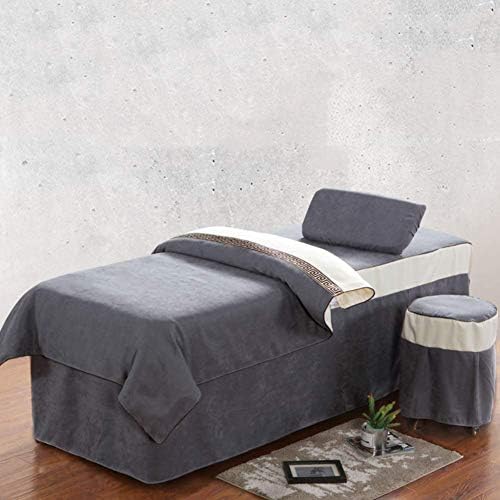 Zhuan Масажа кревети за столче за столче за здолниште, комплети за маса за масажа со дупка за одмор на лице, микрофибер руфли за убавина за кревет