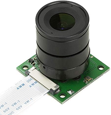 Arducam for Raspberry Pi камера, заменливи леќи за монтирање CS за PI 4, 3, 3B+, 5MP OV5647 1080P