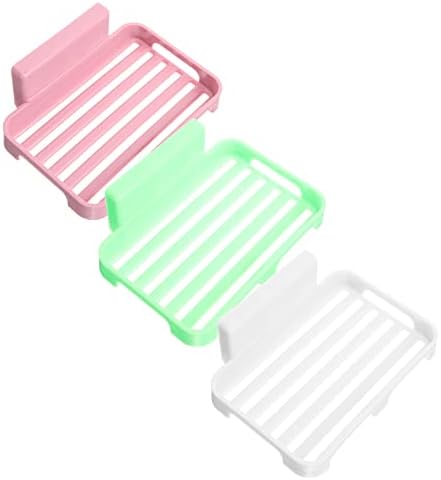Zerodeko 9 парчиња залепени wallидови монтиран сапун држач за нокти без полици за п.п.
